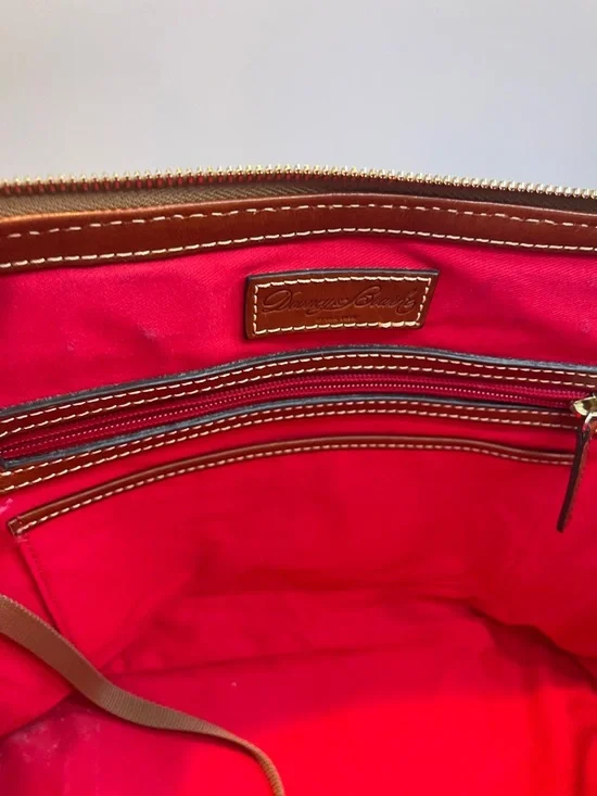 Dooney & Bourke Pebble Grain Zip Zip Satchel Grey - Picture 11 of 13